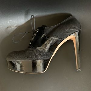 Stuart Weitzman black stiletto high heel